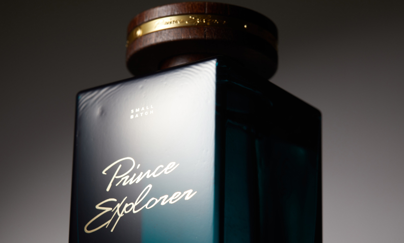 Prince explorer est un gin monégasque designé et imaginé par l'agence Pantel