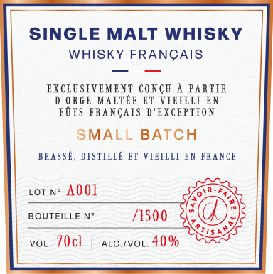 étiquette design de bouteille, illustration de la bouteille de whisky Constant Held