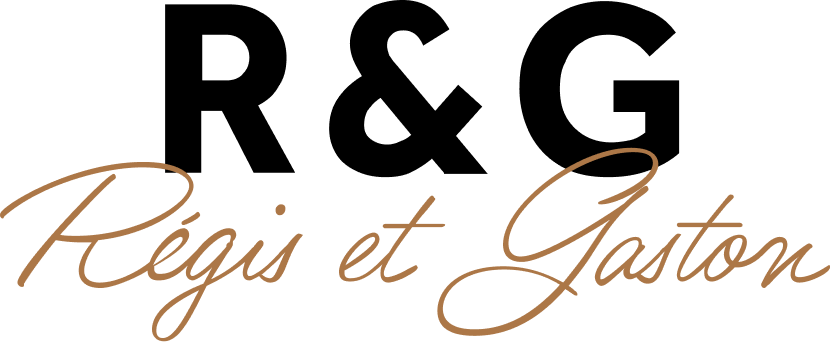 logotype de Régis & Gaston, identité visuelle de marque