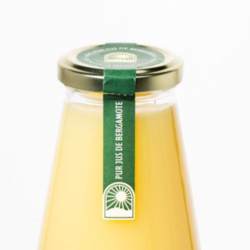 haute de bouteilel de bergamote, packaging design