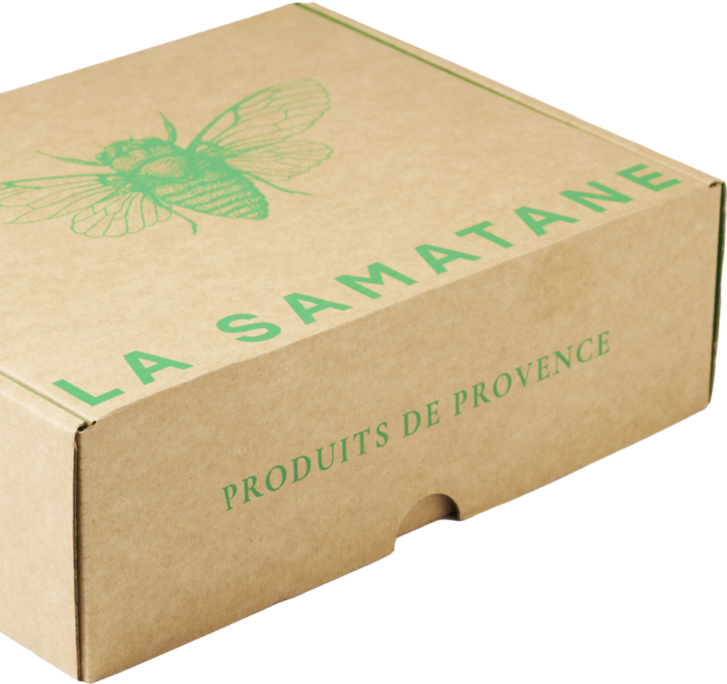 boite packaging design la samatane