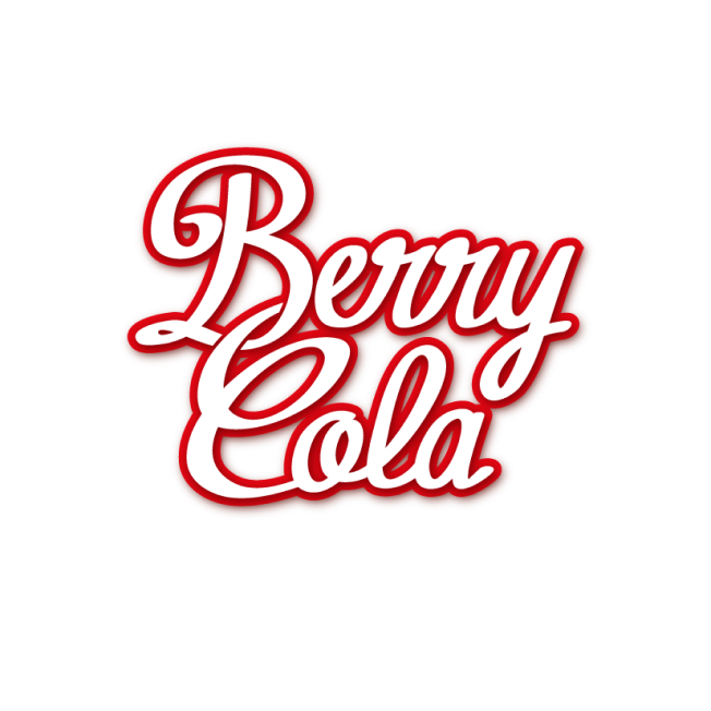 logo berry cola fait main par Pantel