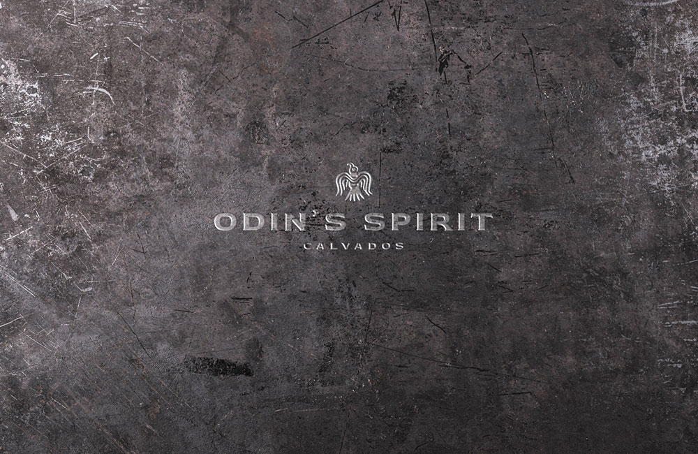 identité de marque de odin's spirit calvados