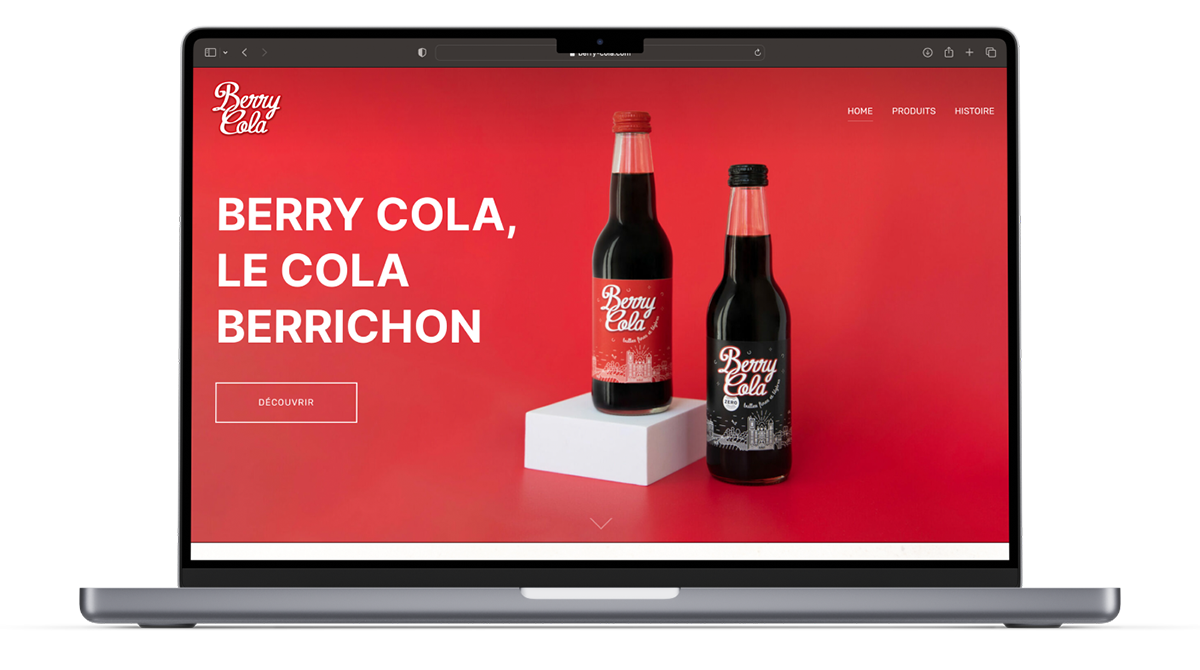 site vitrine internet berry cola